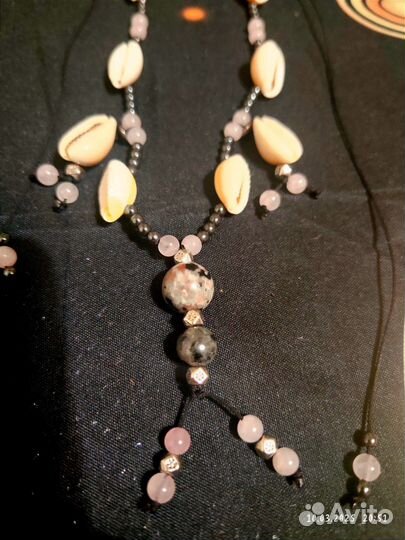 Колье чокер из натуральных камней