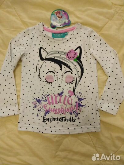 Лонгслив для девочки 98. новый