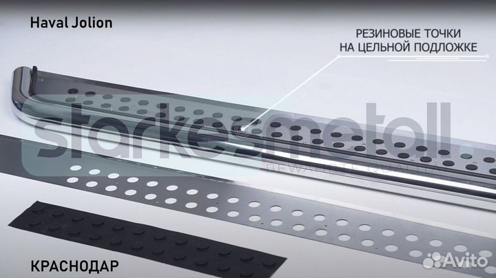 Пороги подножки Haval Jolion Style