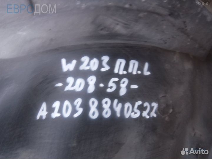 Защита арки колеса передняя левая передняя mercedes W203 s1104914