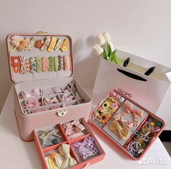 Подарок для девочки, набор заколок