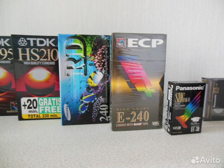 Видеокассеты VHS новые запечатанные