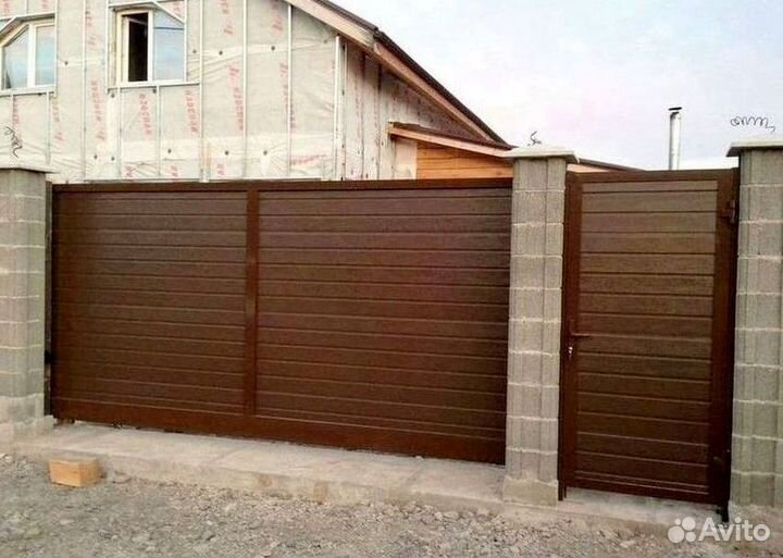 Ворота откатные на заказ от производителя