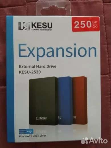 Внешний жёсткий диск SATA HDD 250Гб USB 3.0