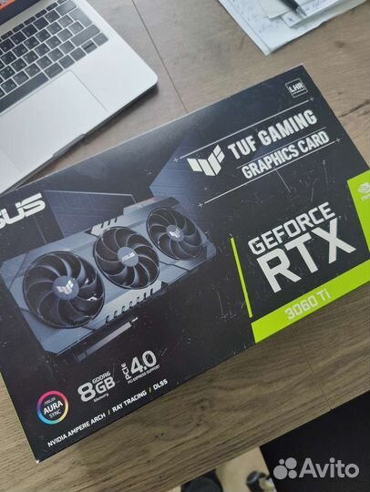 Видеокарта asus TUF Gaming GeForce RTX 3060 Ti V2