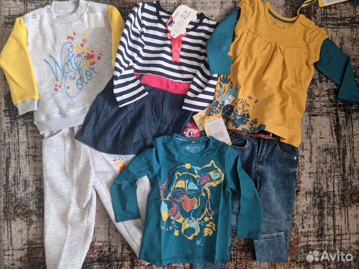 Комплекты вещей на девочку 1.5-2 года