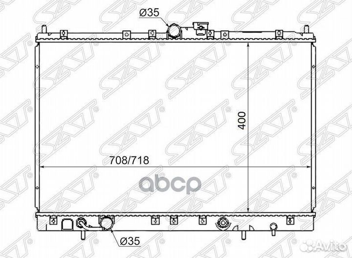Радиатор Mitsubishi Chariot Grandis 97-03 MC000