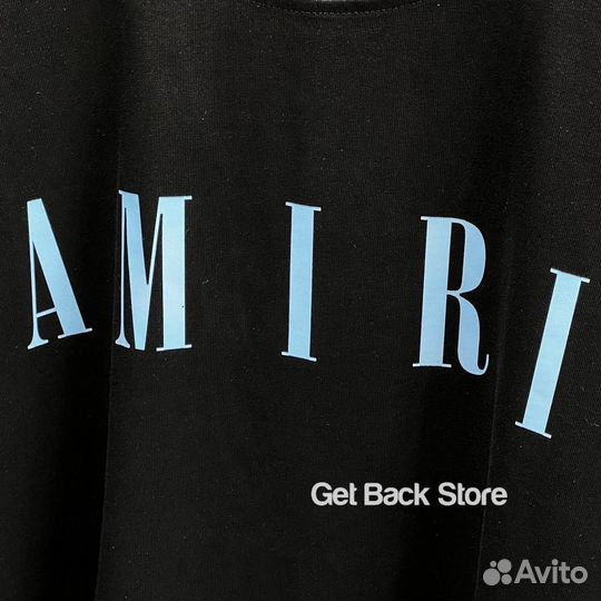 Футболка amiri черная