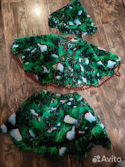 Новогодний карнавальный костюм Ёлочка, 3-6 лет