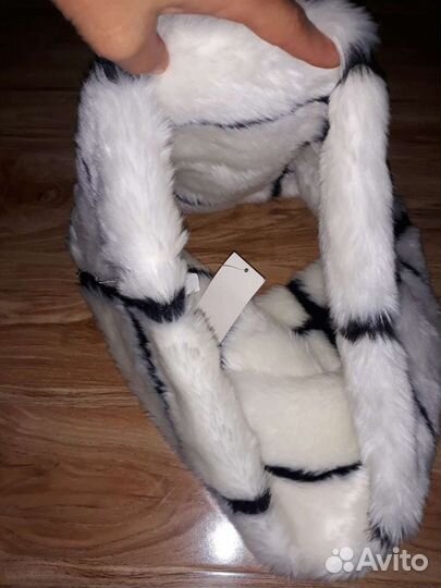 Меховой шарф - Снуд Воротник