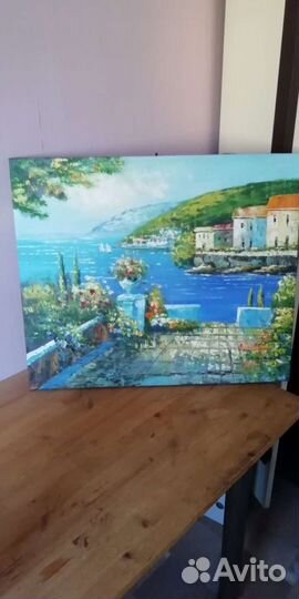 Картина маслом на холсте пейзаж