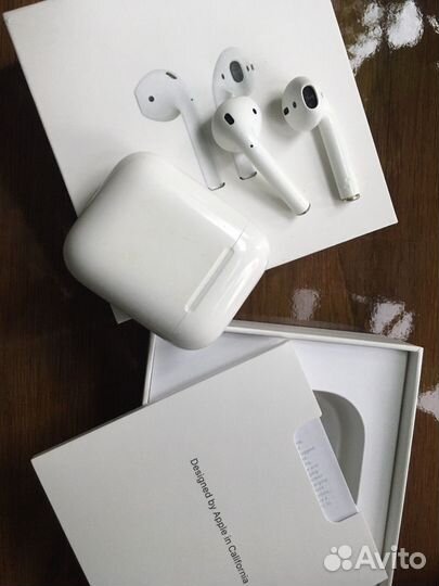 Наушники Apple Airpods 1 б/у оригинал