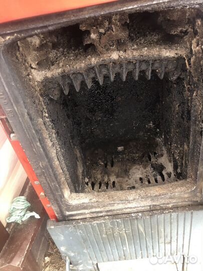 Твердотопливный котел чугунный б/у
