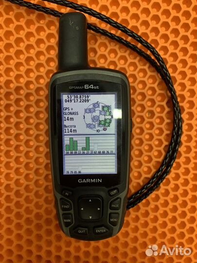 Навигатор Garmin GPSmap 64St (С картами)