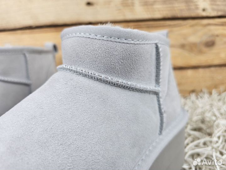 UGG Classic Ultra Mini Platform Grey оригинал