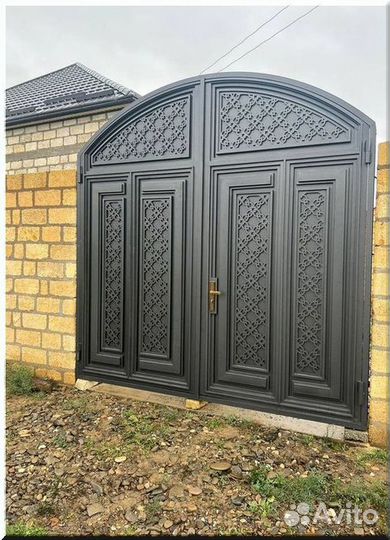 Кованые ворота под ключ