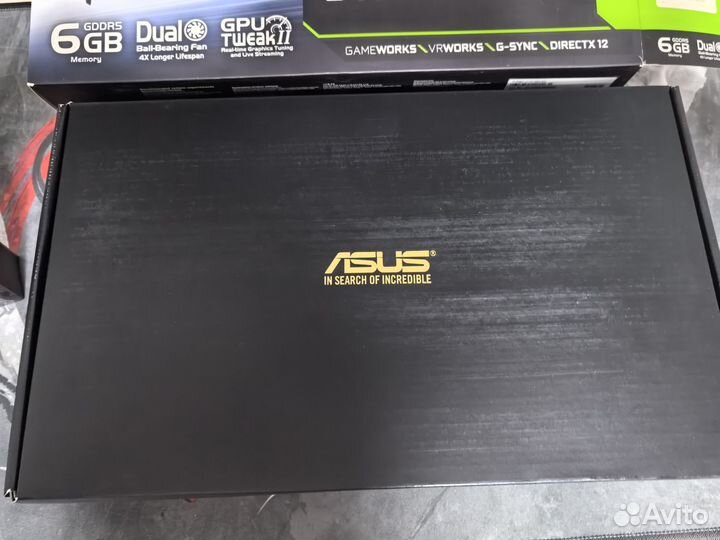 Видеокарта gtx 1060 6gb Asus turbo