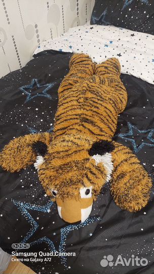 Мягкая игрушка тигренок и акула