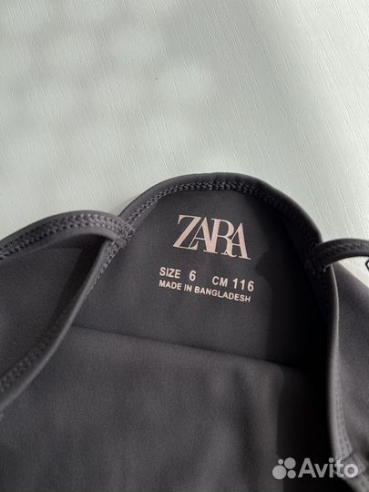 Боди для балета со сборкой zara 116 см