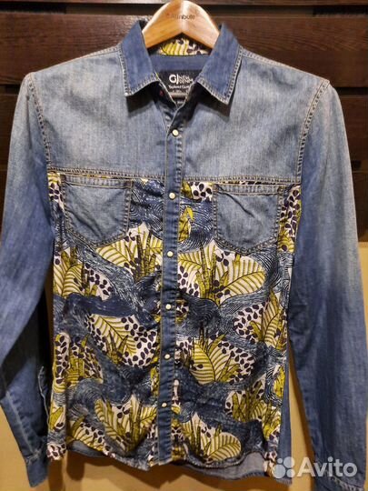 Рубашка мужская джинсовая Gaudi Jeans (Italy)