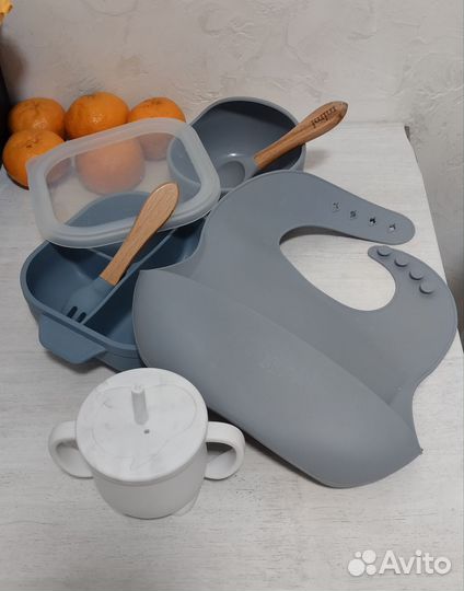 Детская силиконовая посуда