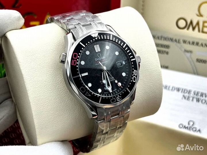 Брутальные мужские наручные часы Omega Seamaster