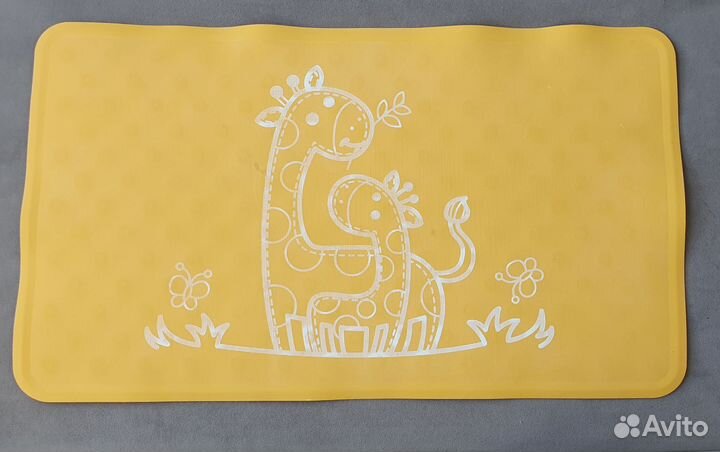 Детский коврик для ванной противоскользящий