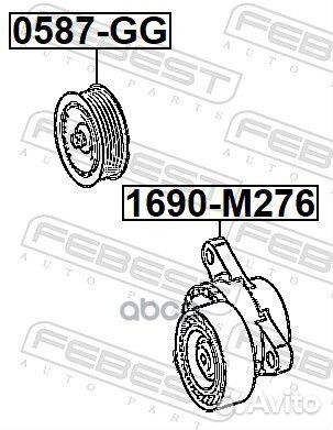 Натяжитель ремня 1690M276 Febest