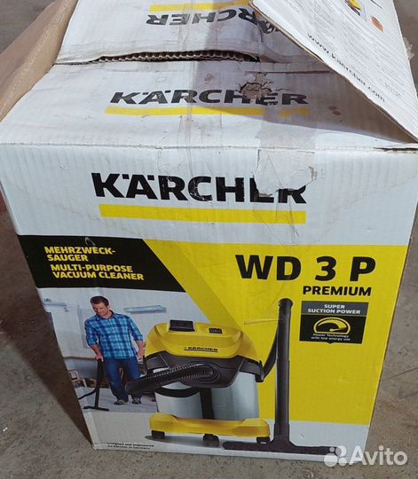 Хозяйственный пылесос Karcher WD 3 P premium 1.629