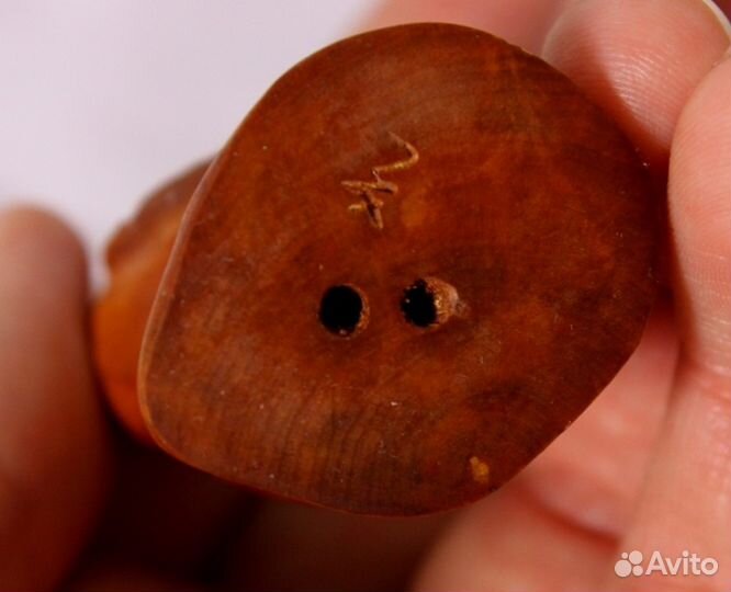 Статуэтка Петух - Нэцкэ из Дерева Самшит ru*61