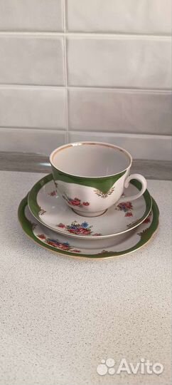 Тарелочки чайный сервиз Дулево