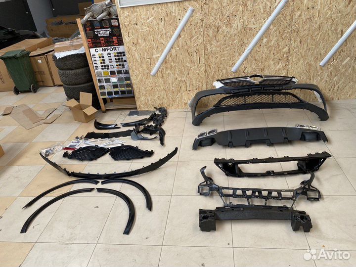 Обвес 63 AMG для Mercedes GLE W166