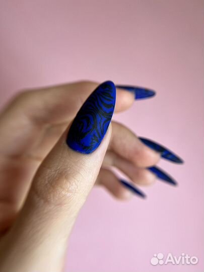 Маникюр гель лак наращивание
