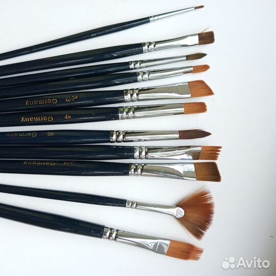 Набор кистей для акварели (11 шт.), Германия