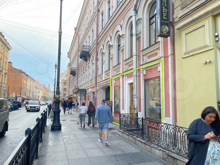 На Рубинштейна под ресторан 118.6 м²