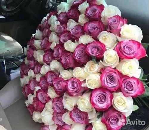 Розы микс 101 роза микс Букет роз