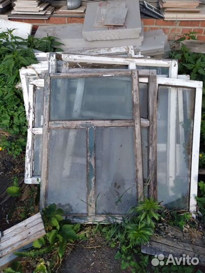 Рамы оконные остекленные