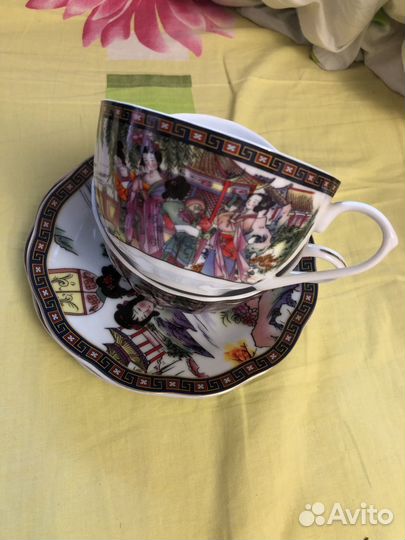 Чайная пара фарфор
