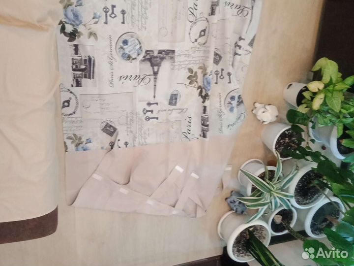 Шторы, наволочки и плед, комплект