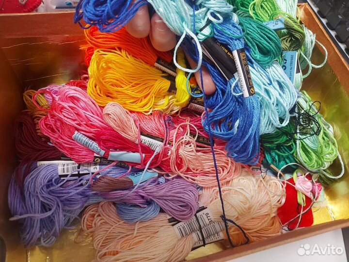 Набор для вышивки, Нитки, рукоделие