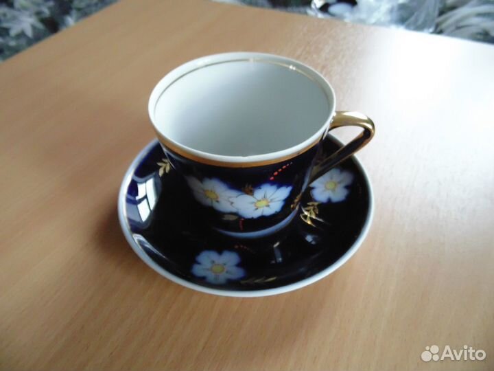 Блюдце с чашкой Довбыш Яблоневый цвет