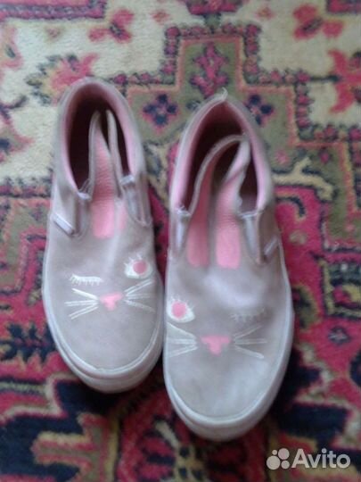 Слипоны для девочки, Vans 35