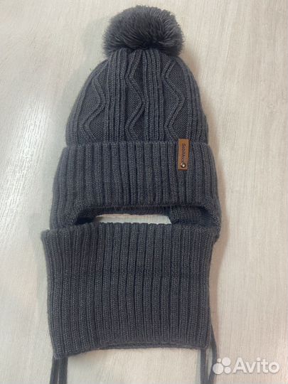 Шапка и снуд зимние