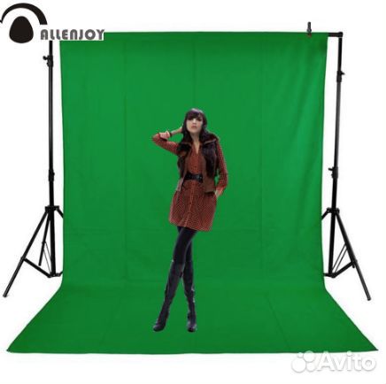 Хромакей.Проф. для фотостудии 4 Метра X 2м.80 см