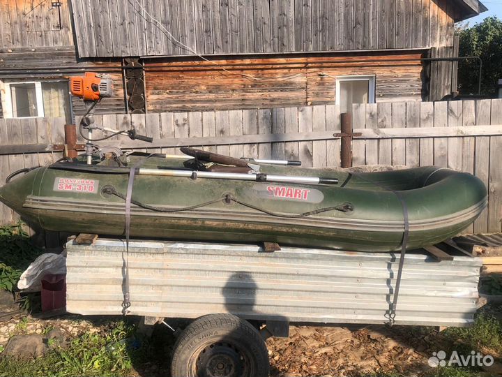 Лодка с мотором