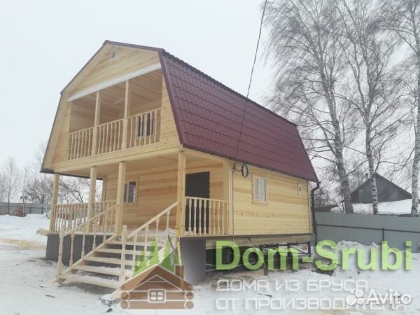 Костерёво. Хорошая надёжная Баня из бруса Б-26 6х8