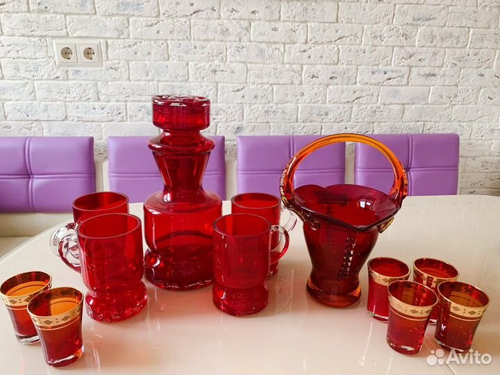 Красное стекло СССР