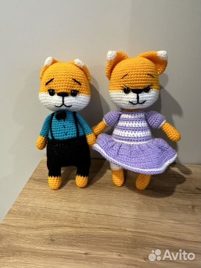 Вязаные игрушки ручной работы