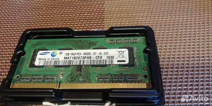 Память SoDimm DDR3 1GB+2Gb Samsung для ноутбука
