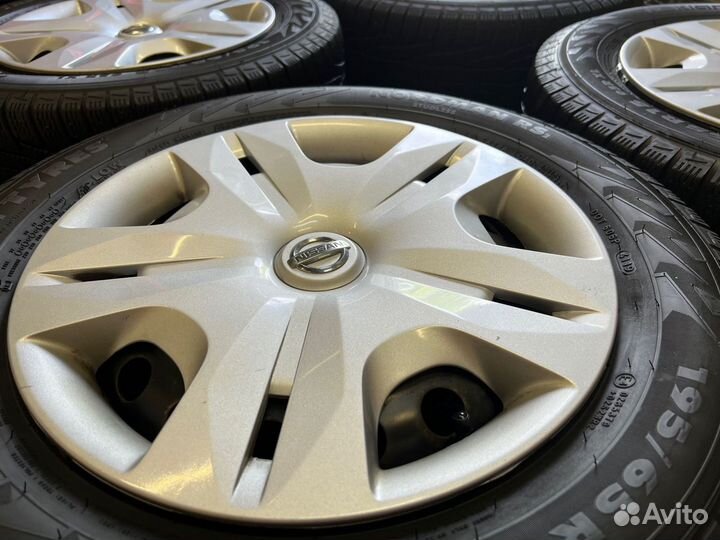 Колеса Оригинал Nissan Tiida R15 диски+шины+колп